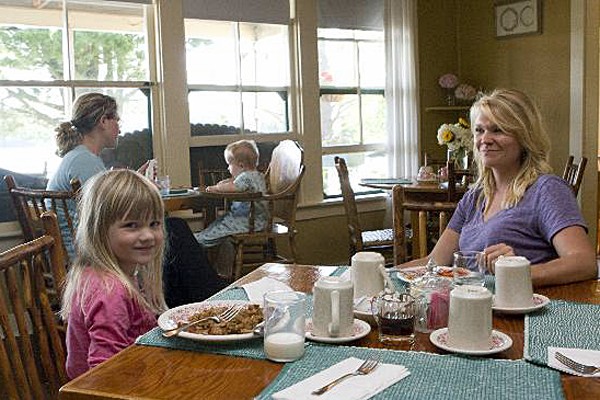 Family Dining at Quimby's in Vermont