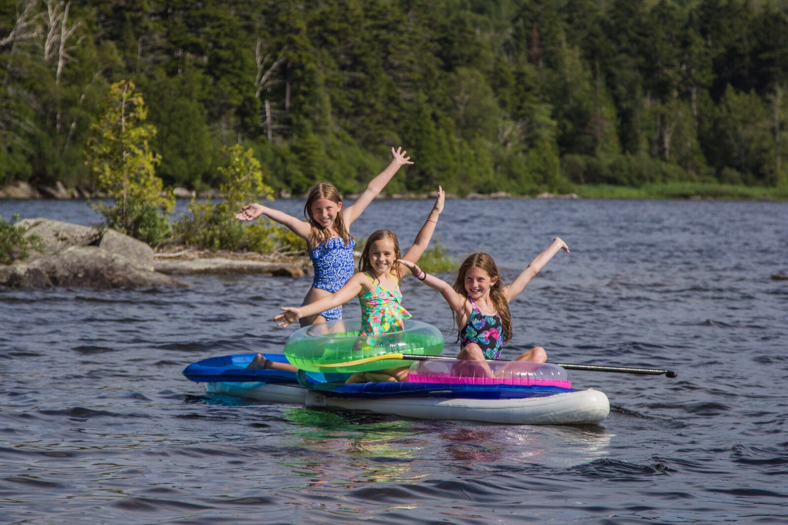 Girls having fun at Quimby Country