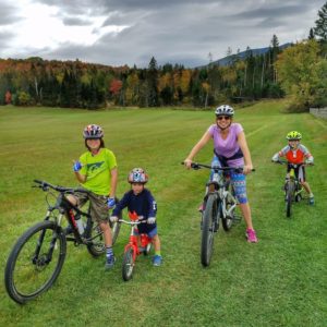 Mountain Biking at Quimby's in Vermont